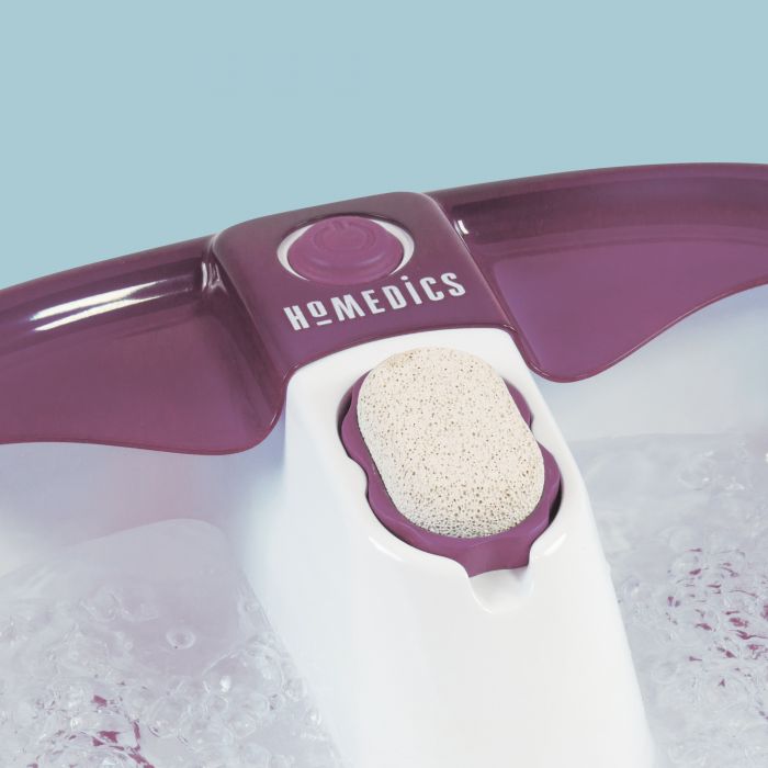 Массажная ванночка с поддержкой температуры, акупунктурными шипами и пемзовой насадкой Bubblemate Foot Spa