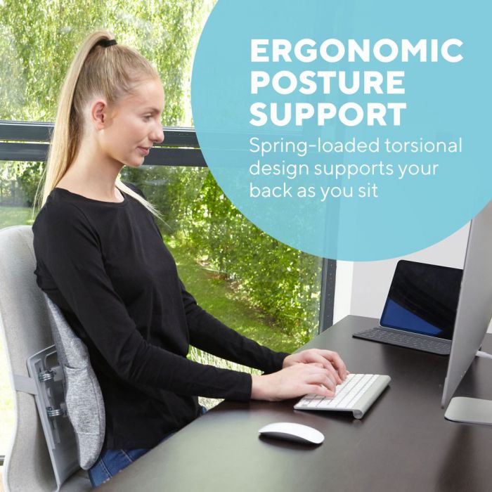 Поддержка спины с подогревом Back Support Cushion + Heat