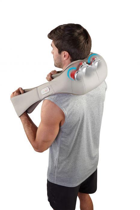 Массажер для шеи и плеч Shiatsu Delux