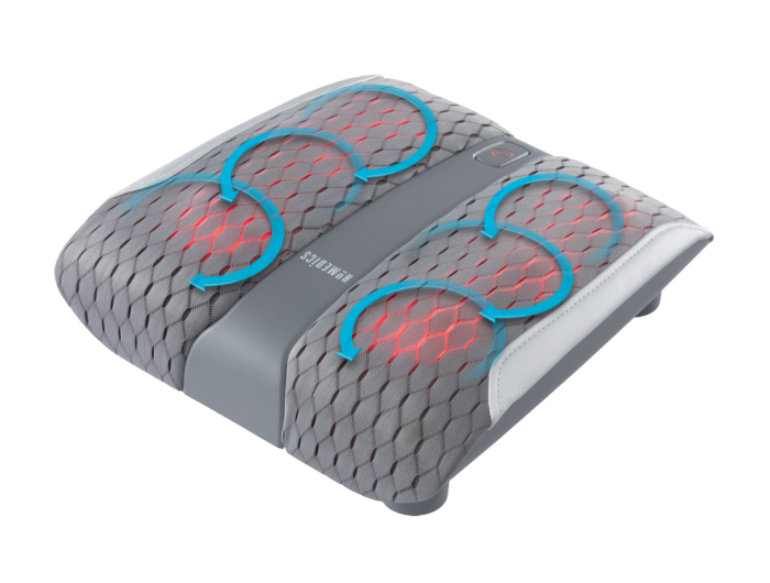 Массажер для ног Gel Shiatsu Heat 6 Rollers