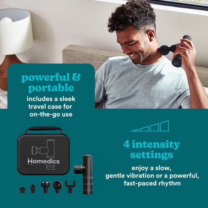 Перкуссионный массажер MYTI Anthracite HoMedics