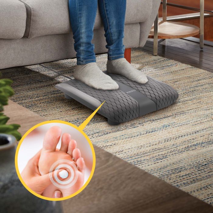 Массажер для ног Gel Shiatsu Heat 6 Rollers