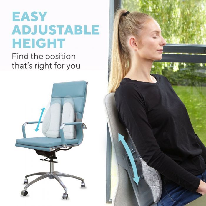 Поддержка спины с подогревом Back Support Cushion + Heat