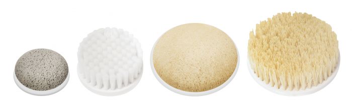 Щетка для пилинга массажная лица и тела Wet & Dry