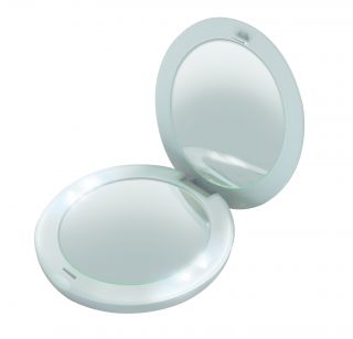 Компактное зеркало с LED подсветкой и увеличением